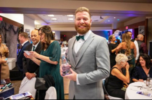 Kings County Board of Realtors honor local realtors at annual installation event held Jan. 27 at Tachi Palace Blake McCarty, with Maciel Mortgage was honored as 2022 Affiliate of the Hear.